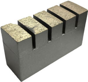 Diamond Floor Grinding Block 8 Floor Grinding Blades Silver